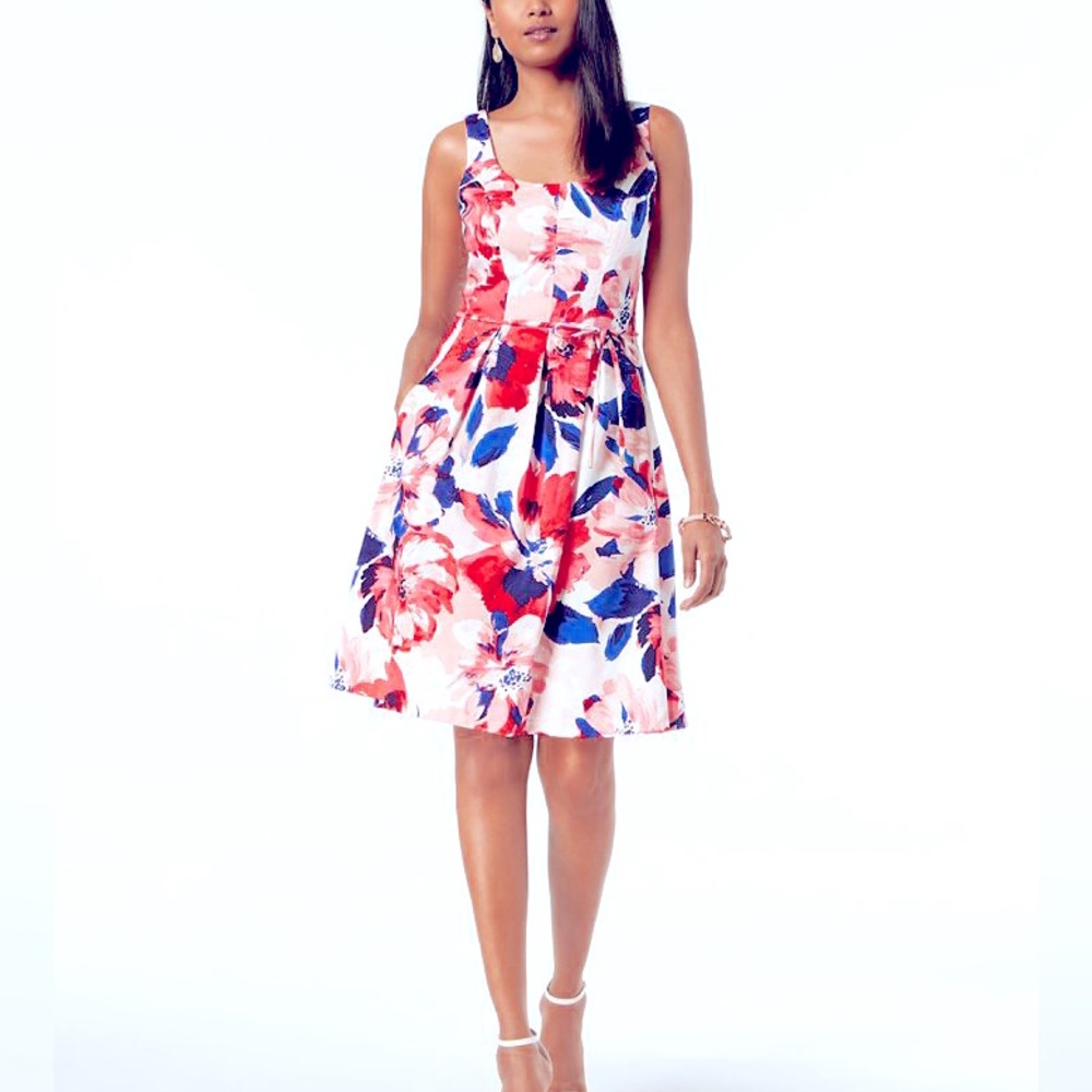 Carmen Marc Valvo floral dress